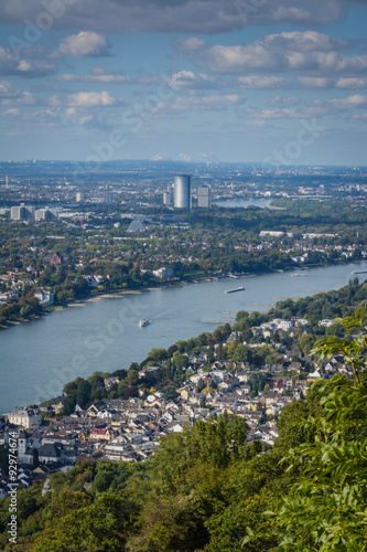 Blick auf Bonn vom Siebengebirge