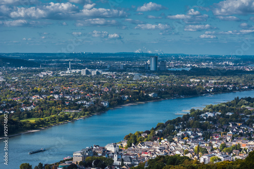 Blick auf Bonn vom Siebengebirge