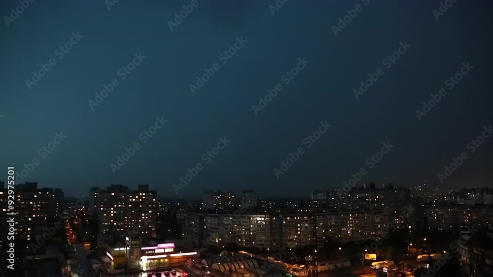 Lightning strikes timelapse Lightning strikes timelapse