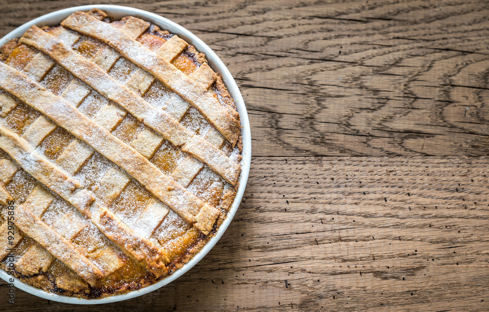 Pumpkin pie on the wooden background Pumpkin pie on the wooden background