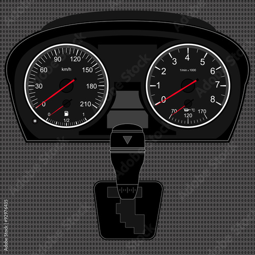 Speedometer and gear box