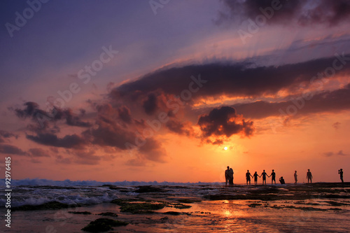 sunset moment