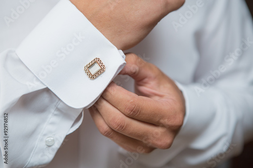 Photography White shirt and cufflink