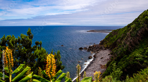 Landscape of Azores Islands...