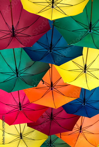 Colorful umbrellas