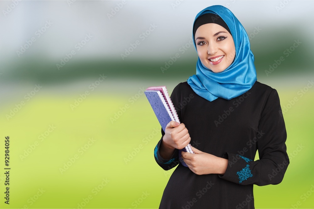 Arabic student. Arabic student.