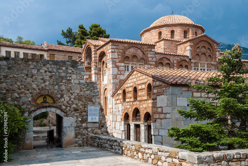 Part of the historic, listed by UNESCO, Hosios Loukas Monastery in Greece