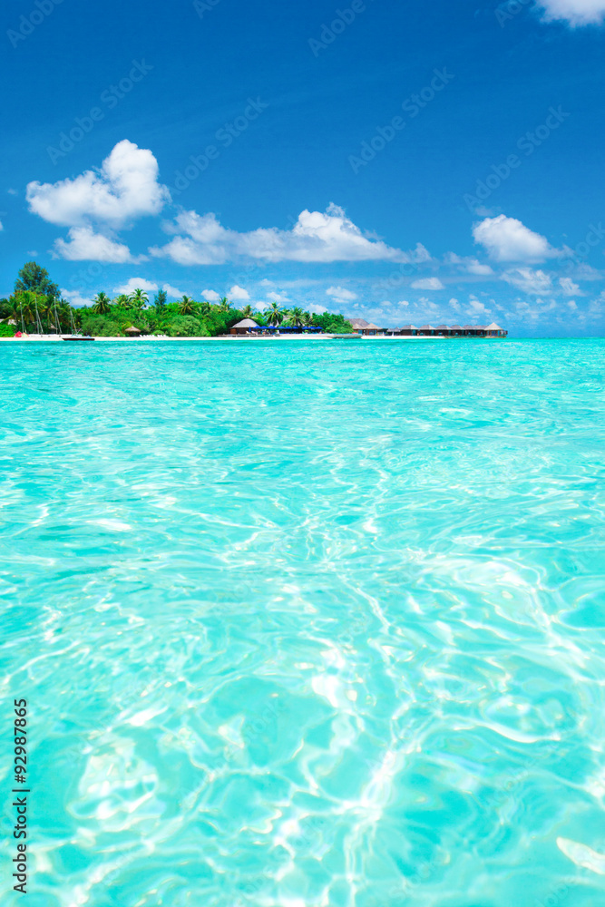 Fototapeta premium tropical beach in Maldives