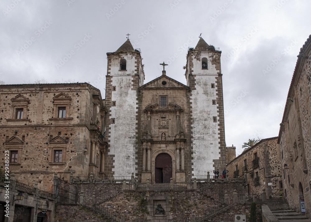 Hermosa ciudad monumental de Cáceres situada en la región de Extremadura, España