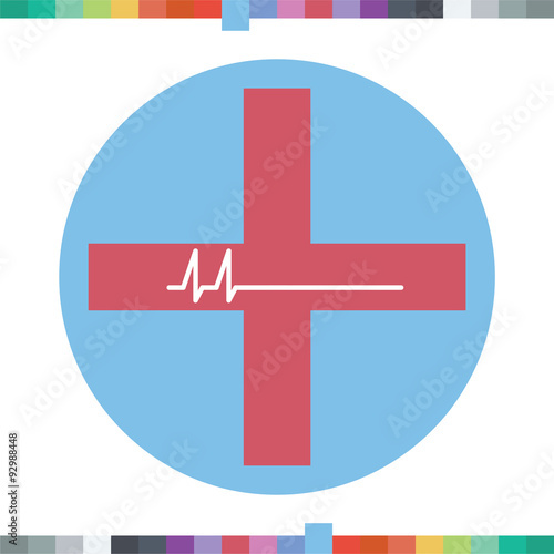 Flatline icon.