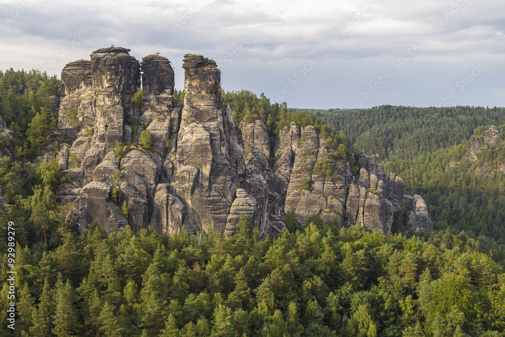 Bastei - ridge of rocks