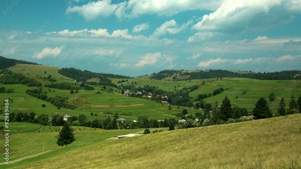 4K Timelapse of clouds and beautiful green fields 4K Timelapse of clouds and beautiful green fields