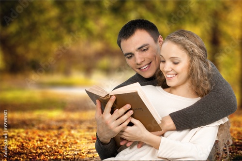 Reading Couple.