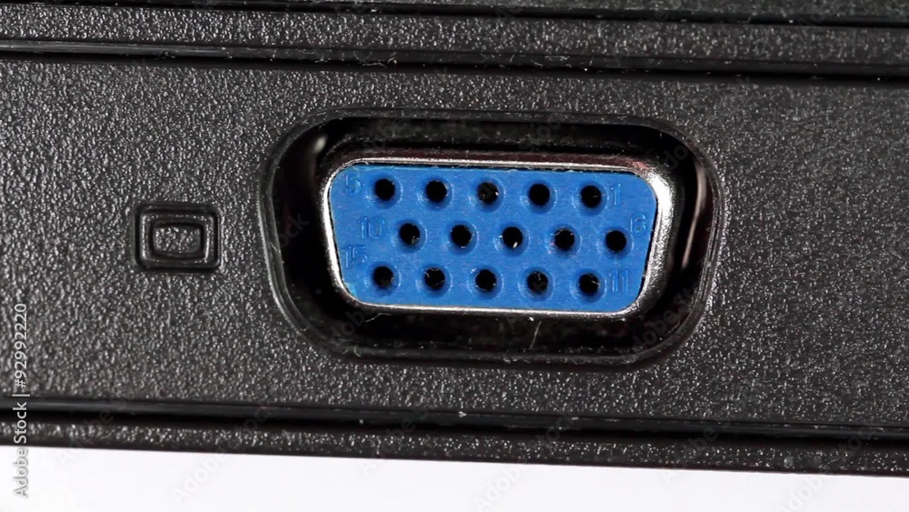 LAN and VGA sockets in laptop LAN and VGA sockets in laptop