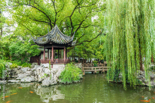 Traditional Chinese private garden - Yu Yuan  Shanghai  China