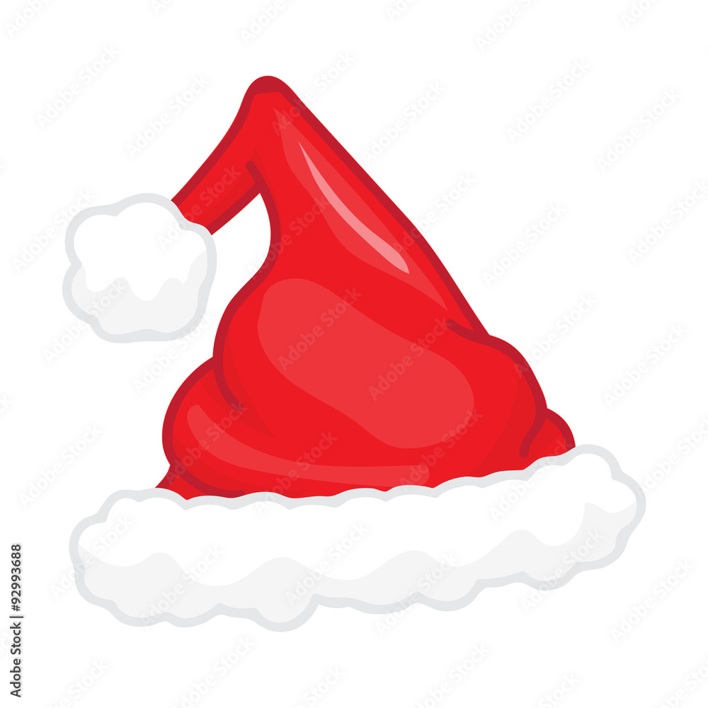 Santa hat isolated illustration Santa hat isolated illustration