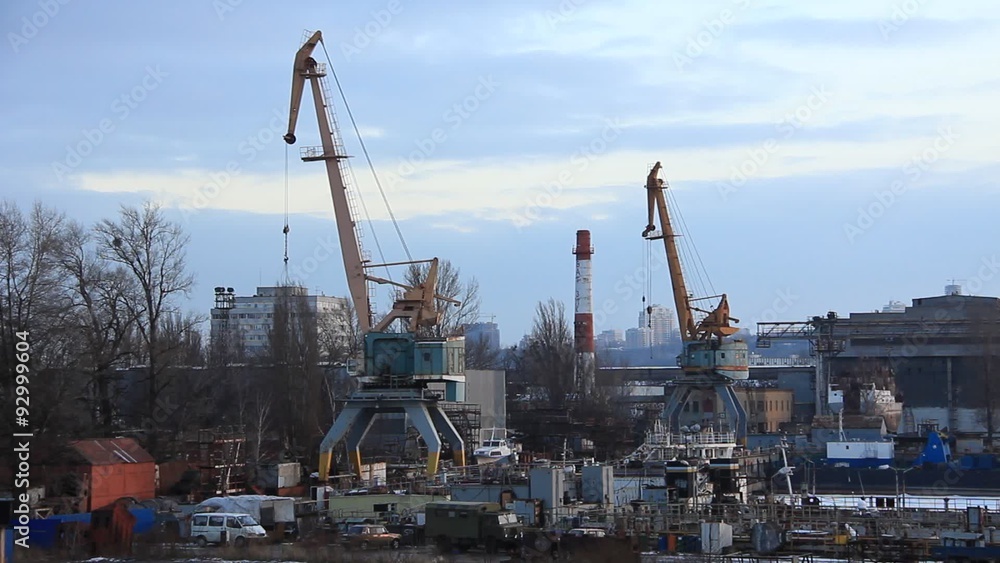 Harbour crane Harbour crane