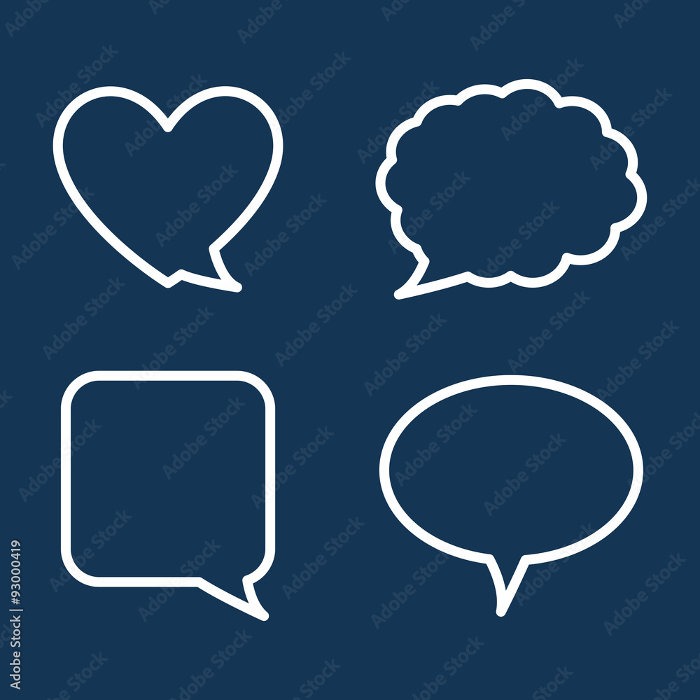 Chat speech bubbles Chat speech bubbles
