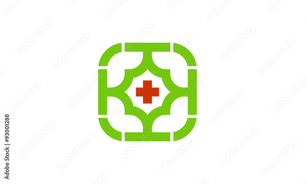 illustration logo combination from letter K with medical concept logo design inspiration illustration logo combination from letter K with medical concept logo design inspiration