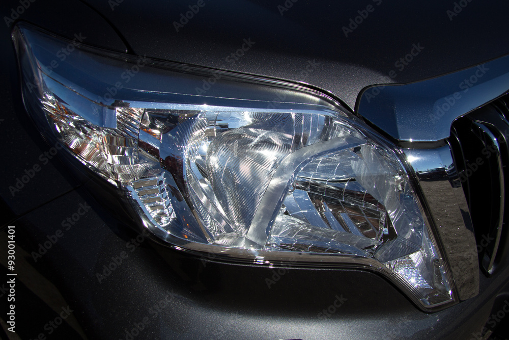 Headlight of the modern car