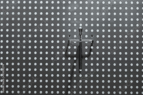 Peg on the pegboard.
