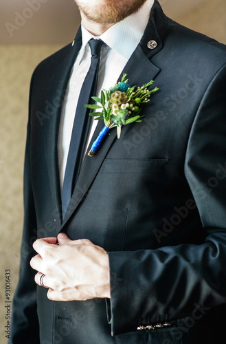 elegant groom