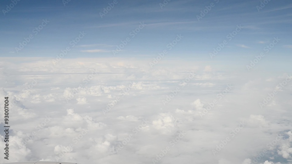 Over the cloud with blue sky Over the cloud with blue sky