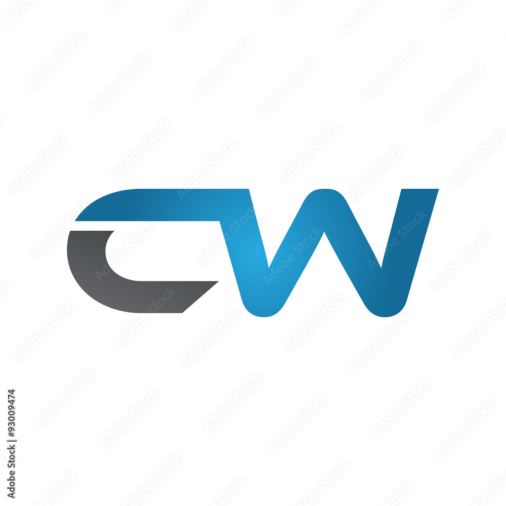 C company linked letter logo blue C company linked letter logo blue