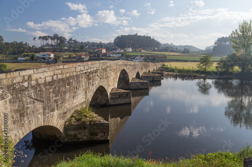 Bridge over the Ave near Vilarinho on the Camino Portugues photo