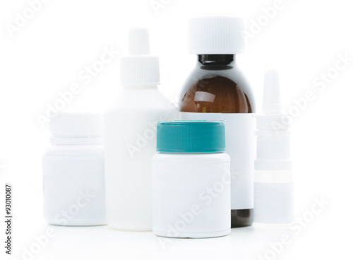 Blank medicine bottles