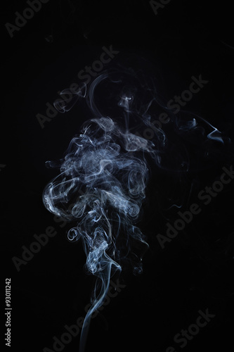 abstract smoke moves on a black background.design elements. abstract texture.