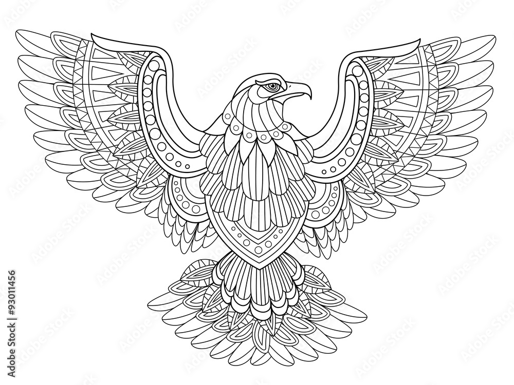 Fototapeta premium flying eagle