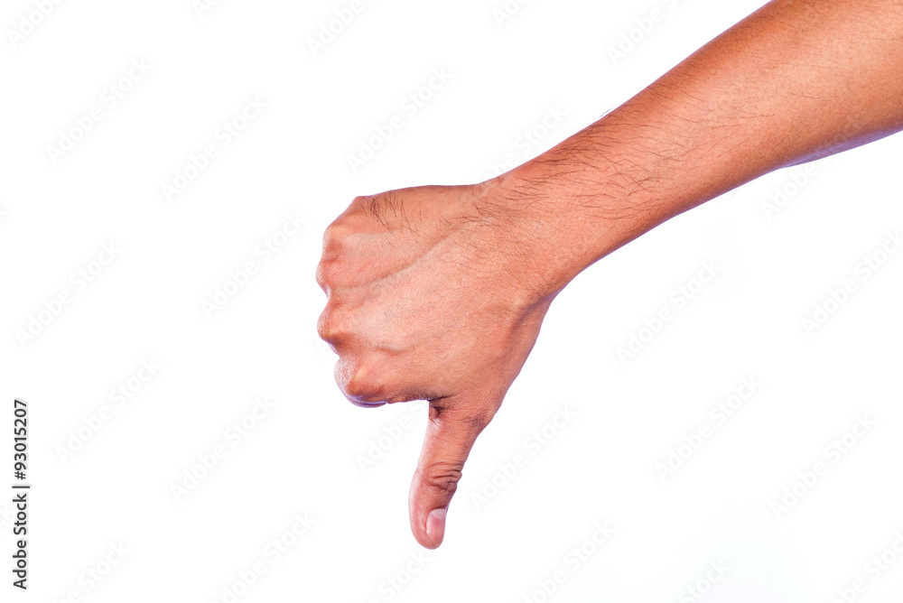 Hand unlike isolated on white background. concept. Hand unlike isolated on white background. concept.