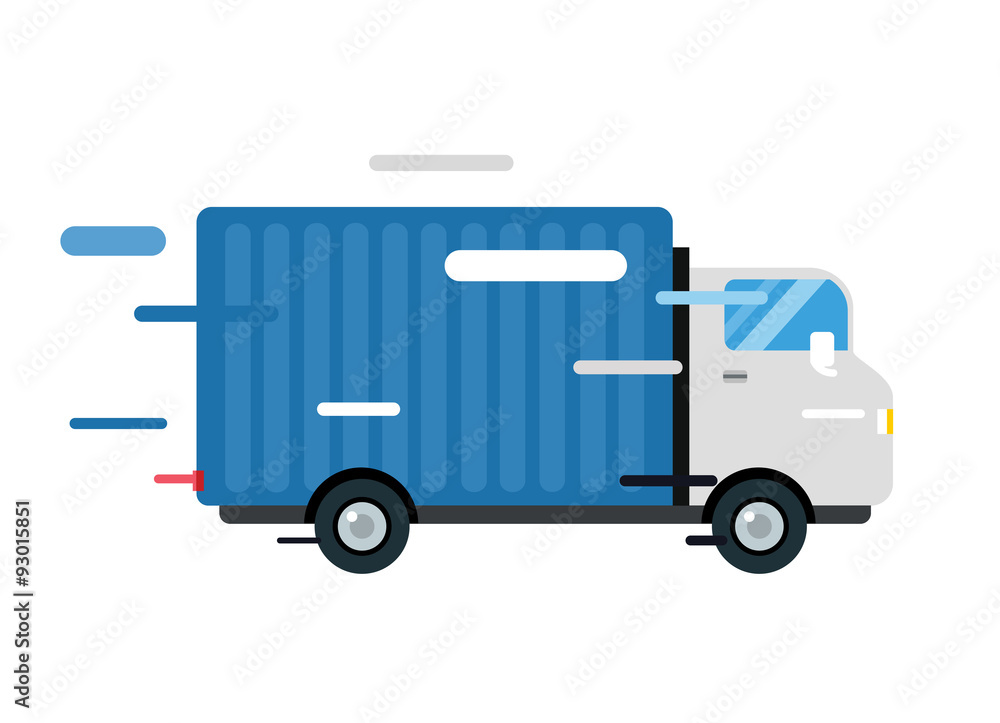 Delivery vector truck. service van silhouette Delivery vector truck. service van silhouette