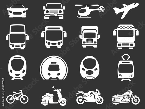 Transport mode icons