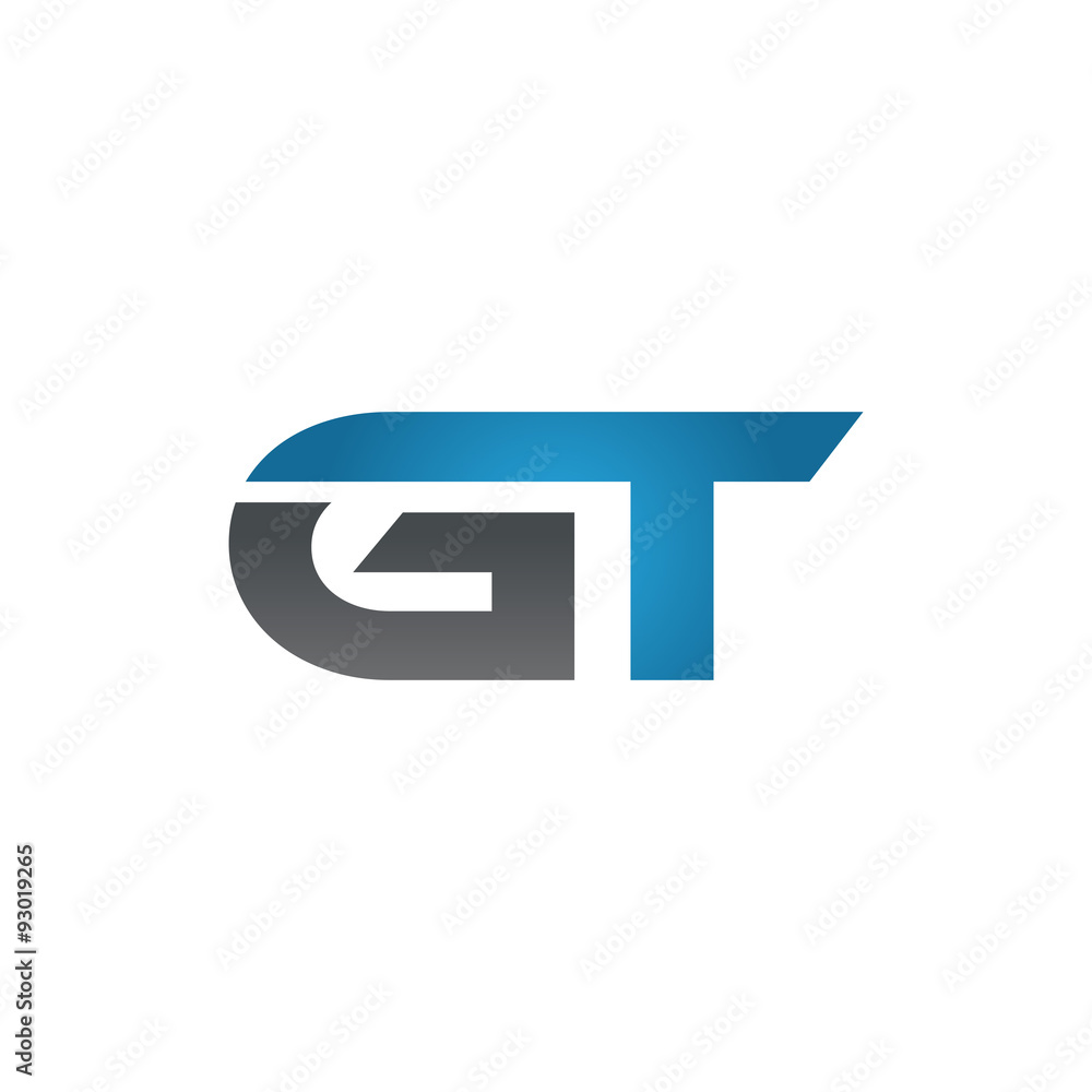 GT company linked letter logo blue GT company linked letter logo blue