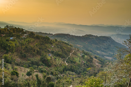 sunrise in the Annapurnas