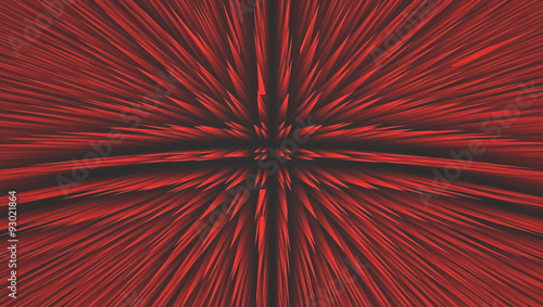 3d abstract geometric red background © pavel77731