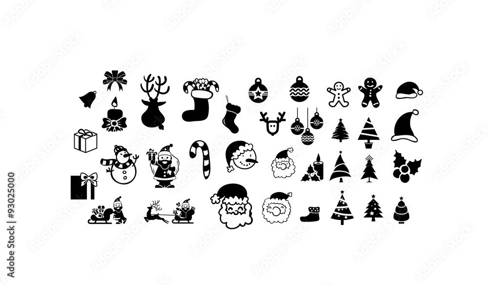 Weihnachten / Icons / Verktor / Grafik