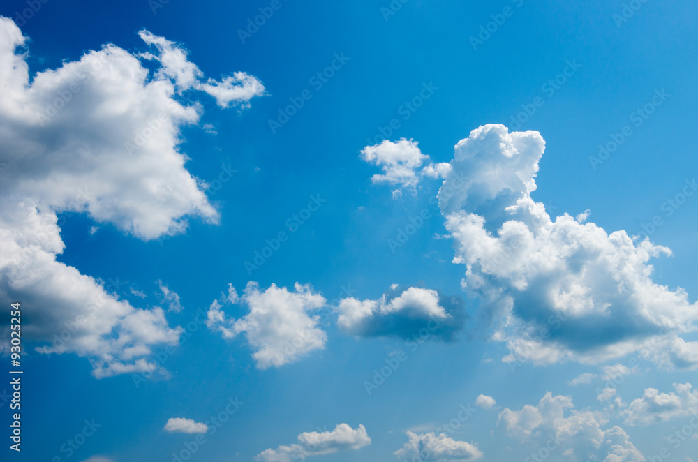 White cloud in the blue sky White cloud in the blue sky