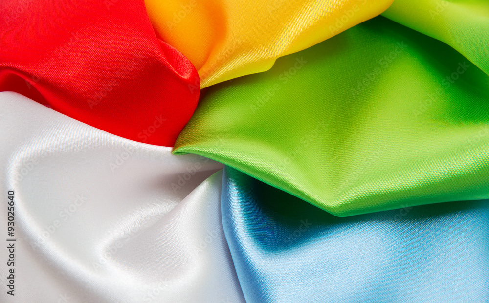 heap of cloth fabrics, close up heap of cloth fabrics, close up
