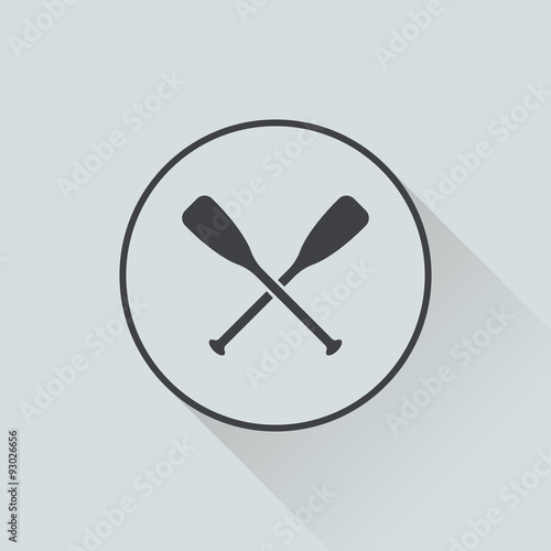 Illustration of fishing and fish icon