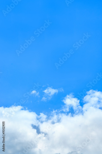 Beautiful blue sky and beautiful cloud as background texture