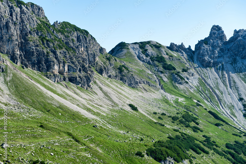 Fuchsensattel near Hochvogel Mountain, Austria