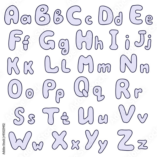 Hand drawn alphabet © lisagerrard99