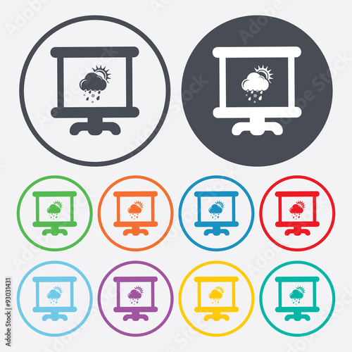 Illustration of weather icon