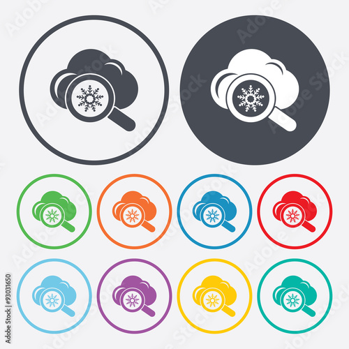 Illustration of weather icon
