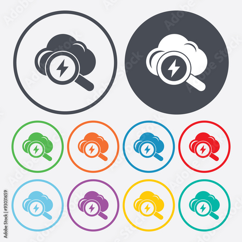 Illustration of weather icon