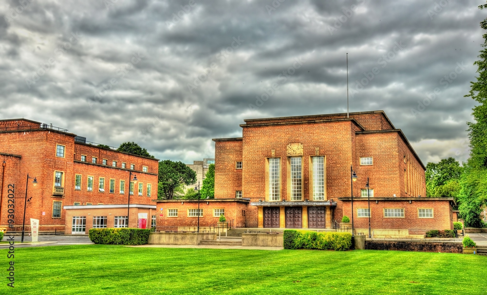 View of Queen's University in Belfast - Northern Ireland