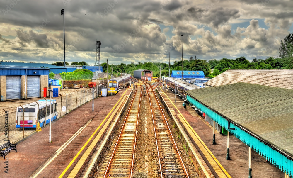 Coleraine railway station - County Londonderry, Northern Ireland Coleraine railway station - County Londonderry, Northern Ireland